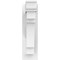 Ekena Millwork Merced Architectural Grade PVC Outlooker with Traditional Ends, 5"W X 14"D X 18"H OUTP05X14X18MRC01 - alternate 3